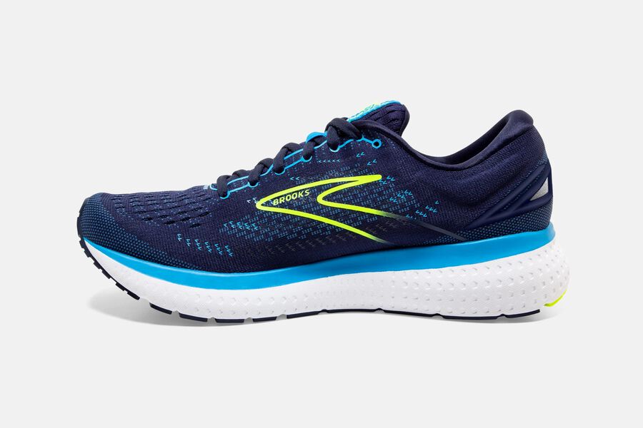 Brooks Running Shoes - Glycerin 19 Road Mens - Navy/Blue - KFU-310457